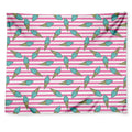 Pink Striped Ice Cream Pattern Print Tapestry