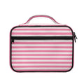 Pink Striped Pattern Print Briefcase Bible Bag