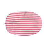 Pink Striped Pattern Print Car Side Mirror Covers