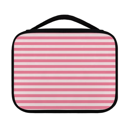 Pink Striped Pattern Print Classic Bible Case