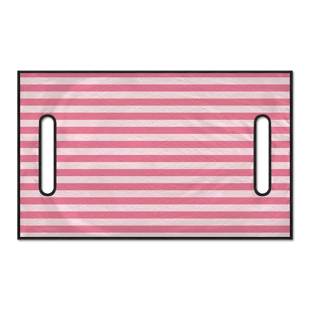 Pink Striped Pattern Print Golf Cart Seat Cover
