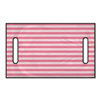 Pink Striped Pattern Print Golf Cart Seat Cover