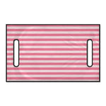 Pink Striped Pattern Print Golf Cart Seat Cover