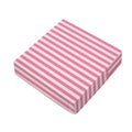 Pink Striped Pattern Print Outdoor Seat Cushion Cover