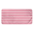 Pink Striped Pattern Print Towel