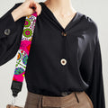 Pink Sugar Skull Pattern Print Bag Strap
