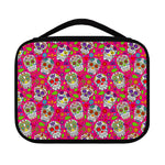Pink Sugar Skull Pattern Print Classic Bible Case