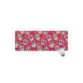 Pink Sugar Skull Pattern Print Extended Mouse Pad