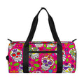 Pink Sugar Skull Pattern Print Gym Bag