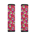Pink Sugar Skull Pattern Print Handle Covers