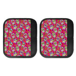 Pink Sugar Skull Pattern Print Handle Covers