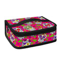 Pink Sugar Skull Pattern Print Small Lunch Bag