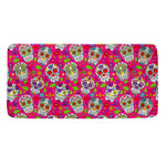 Pink Sugar Skull Pattern Print Towel