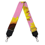 Pink Sunflower Pattern Print Bag Strap