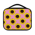 Pink Sunflower Pattern Print Classic Bible Case