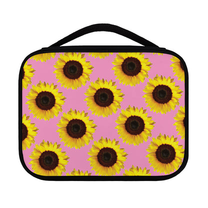 Pink Sunflower Pattern Print Classic Bible Case
