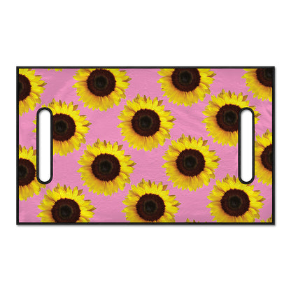 Pink Sunflower Pattern Print Golf Cart Seat Cover