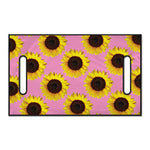 Pink Sunflower Pattern Print Golf Cart Seat Cover