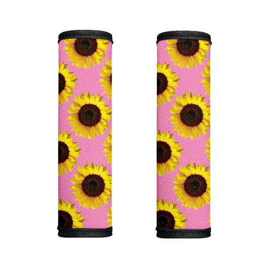 Pink Sunflower Pattern Print Handle Covers