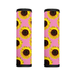 Pink Sunflower Pattern Print Handle Covers