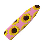 Pink Sunflower Pattern Print Ironing Board Cover