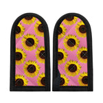 Pink Sunflower Pattern Print Skillet Handle Cover