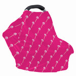Pink Sweet Lollipop Pattern Print Baby Seat Cover