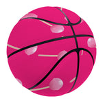 Pink Sweet Lollipop Pattern Print Basketball