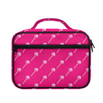 Pink Sweet Lollipop Pattern Print Briefcase Bible Bag