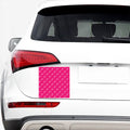 Pink Sweet Lollipop Pattern Print Car Sticker