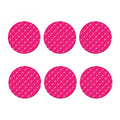 Pink Sweet Lollipop Pattern Print Coaster Set