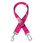 Pink Sweet Lollipop Pattern Print Dog Seat Belt