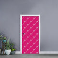 Pink Sweet Lollipop Pattern Print Door Sticker
