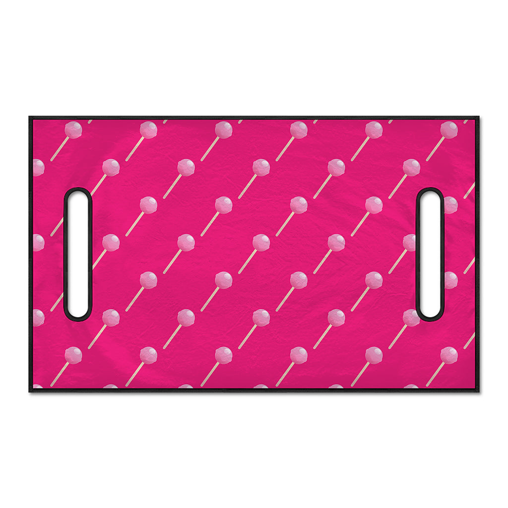 Pink Sweet Lollipop Pattern Print Golf Cart Seat Cover