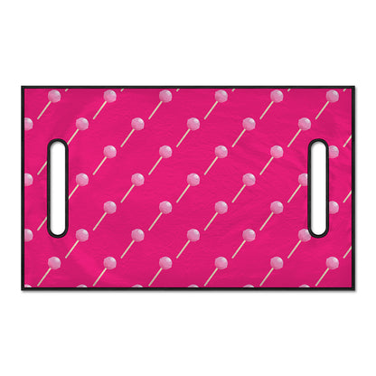 Pink Sweet Lollipop Pattern Print Golf Cart Seat Cover