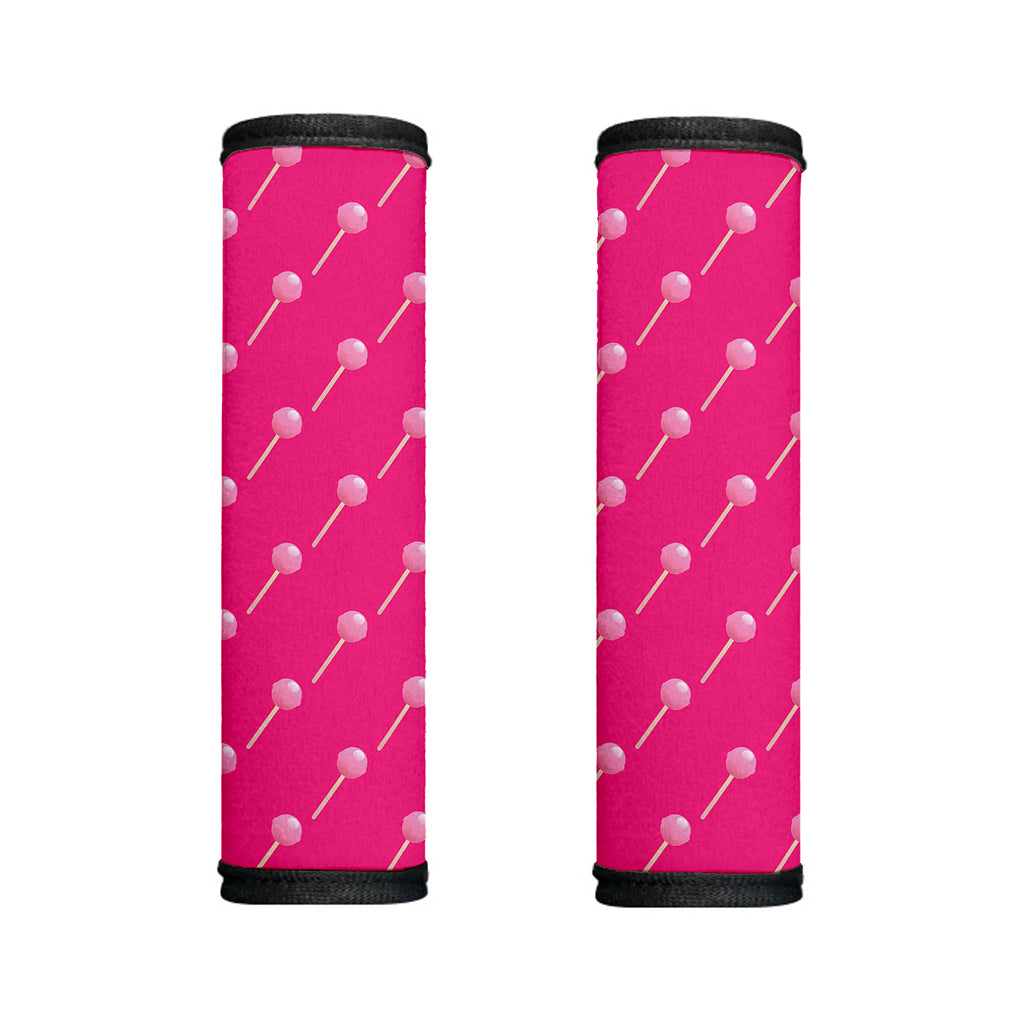 Pink Sweet Lollipop Pattern Print Handle Covers