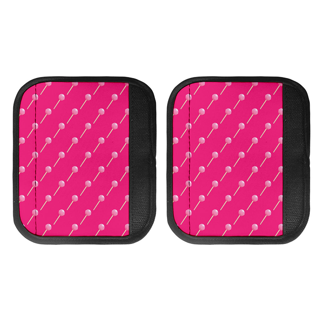 Pink Sweet Lollipop Pattern Print Handle Covers