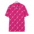 Pink Sweet Lollipop Pattern Print Hawaiian Shirt