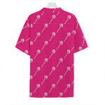 Pink Sweet Lollipop Pattern Print Hawaiian Shirt
