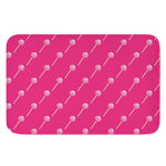 Pink Sweet Lollipop Pattern Print Indoor Door Mat