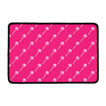 Pink Sweet Lollipop Pattern Print Kitchen Mat