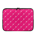 Pink Sweet Lollipop Pattern Print Laptop Sleeve