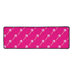 Pink Sweet Lollipop Pattern Print Long Kitchen Mat