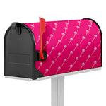 Pink Sweet Lollipop Pattern Print Mailbox Cover
