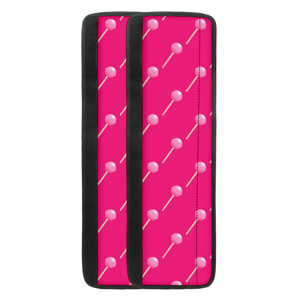 Pink Sweet Lollipop Pattern Print Refrigerator Handle Covers