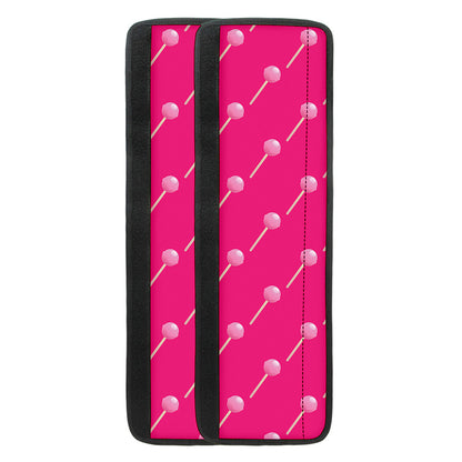 Pink Sweet Lollipop Pattern Print Refrigerator Handle Covers