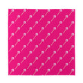 Pink Sweet Lollipop Pattern Print Silk Bandana