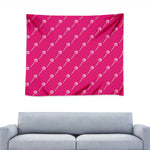 Pink Sweet Lollipop Pattern Print Tapestry