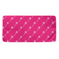 Pink Sweet Lollipop Pattern Print Towel