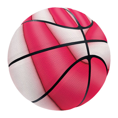 Pink Swirl Candy Print Basketball